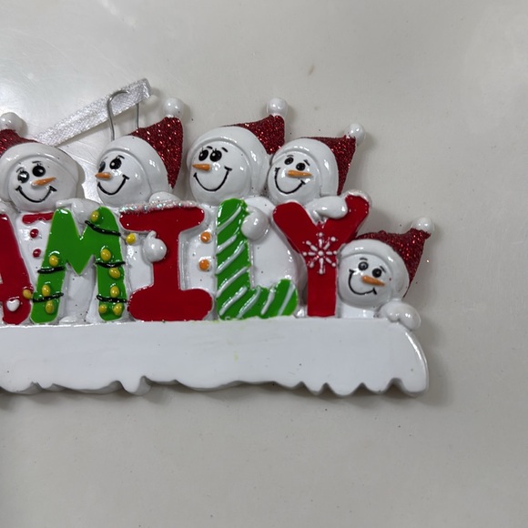 FAMILY of 7 People **** 🎄Personalized Christmas Ornament NEW🎄 - Picture 3 of 3